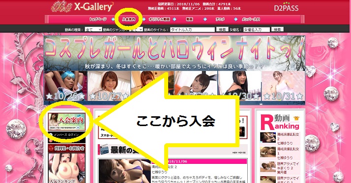 X-gallery　入会